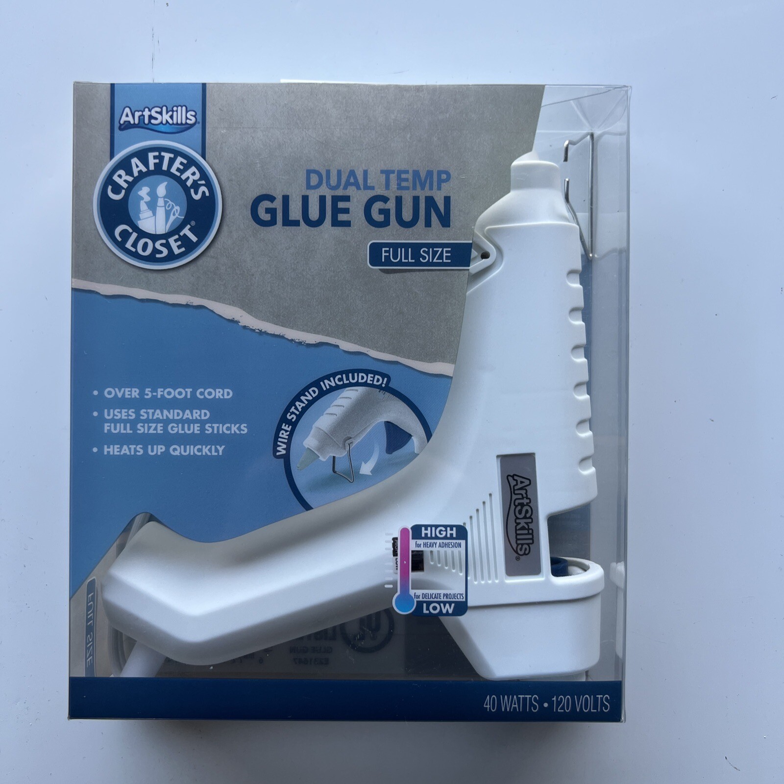 Artskills Dual temp Glue Gun 40W 120V Art Craft Full Size