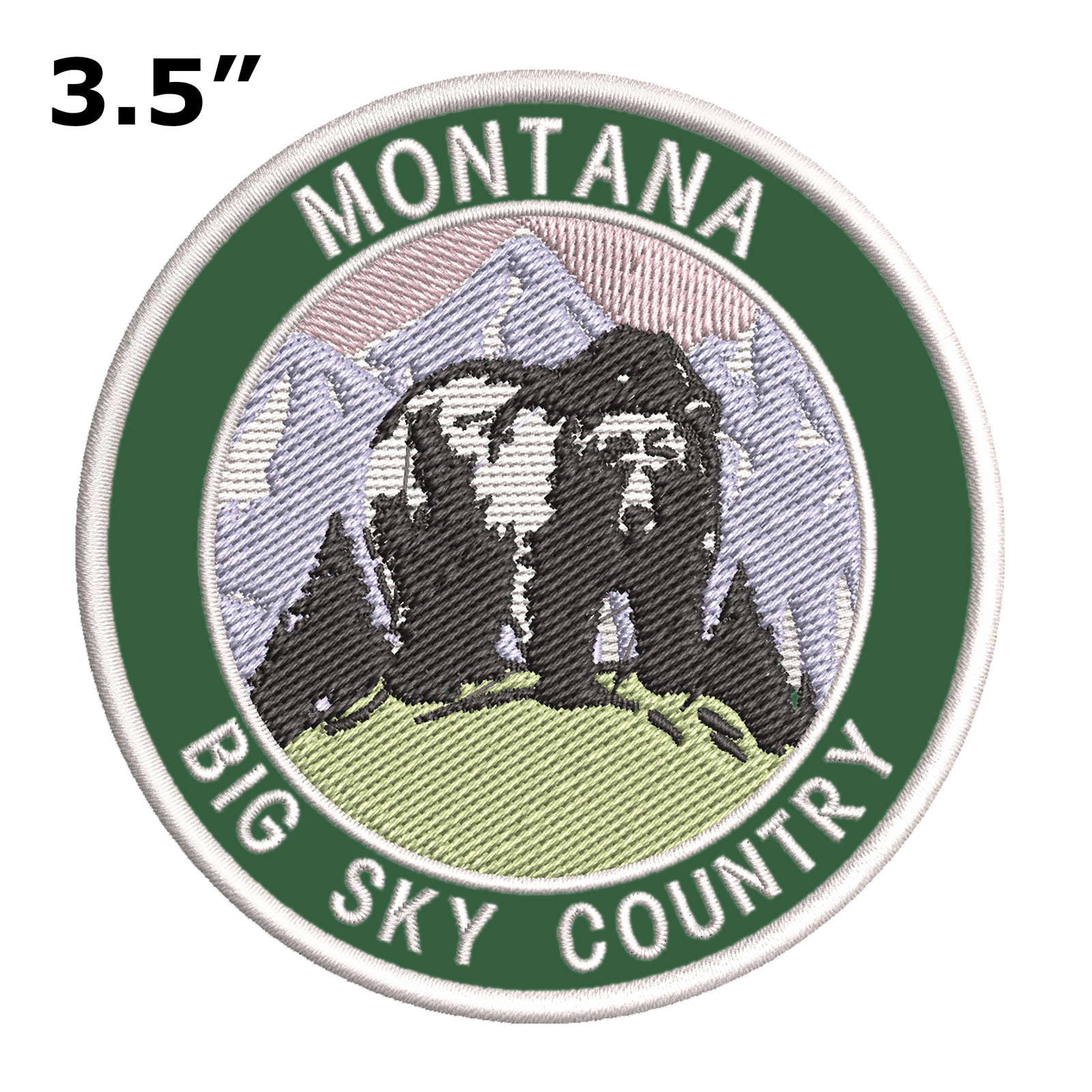 Big Sky Country Montana Patch Embroidered Iron-on Applique Nature Souvenir