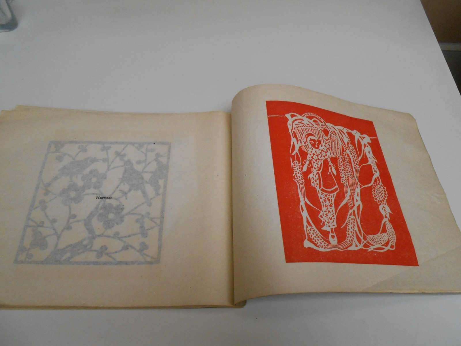 Chinese Woodcuts- Paper Cut Outs. China Monthly Review. 1953. Shanghai
