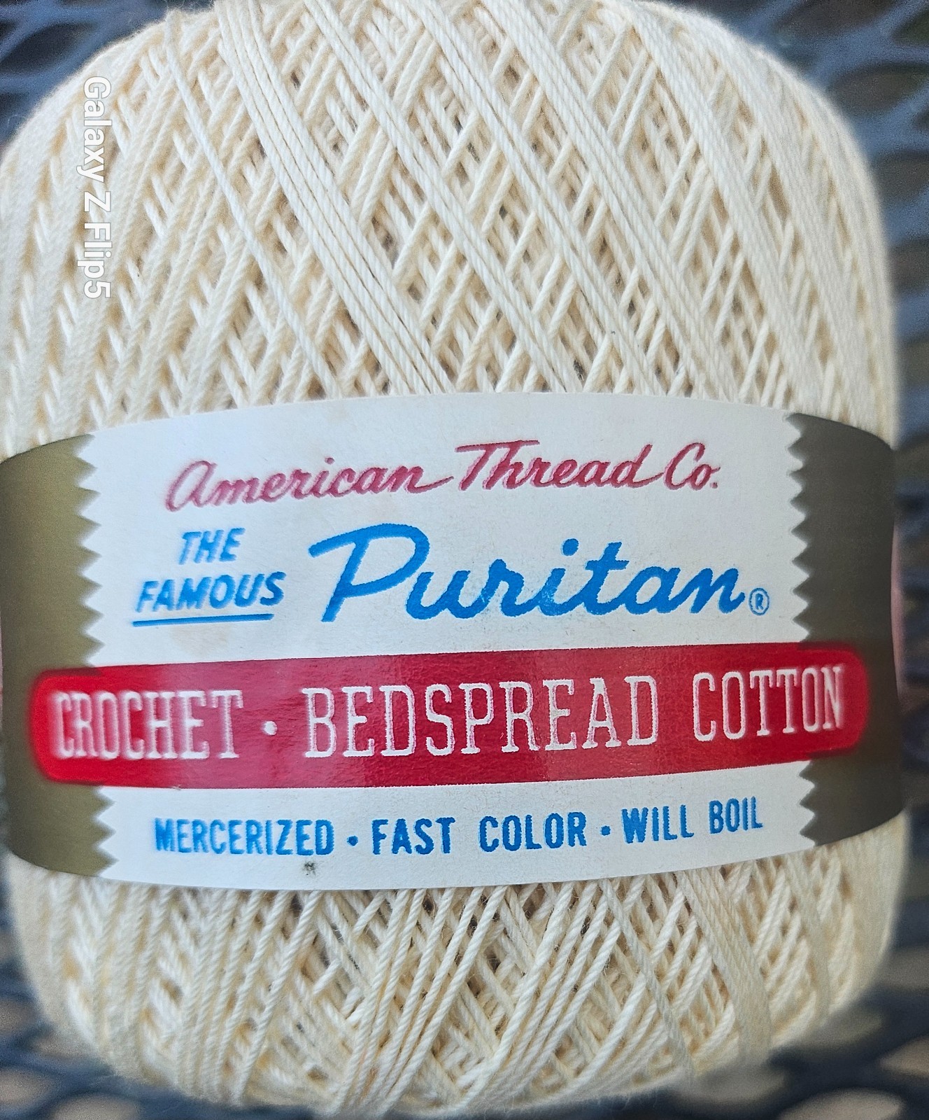 Vintage crochet thread lot 96 the famous Puritan crochet and bedspread cotton