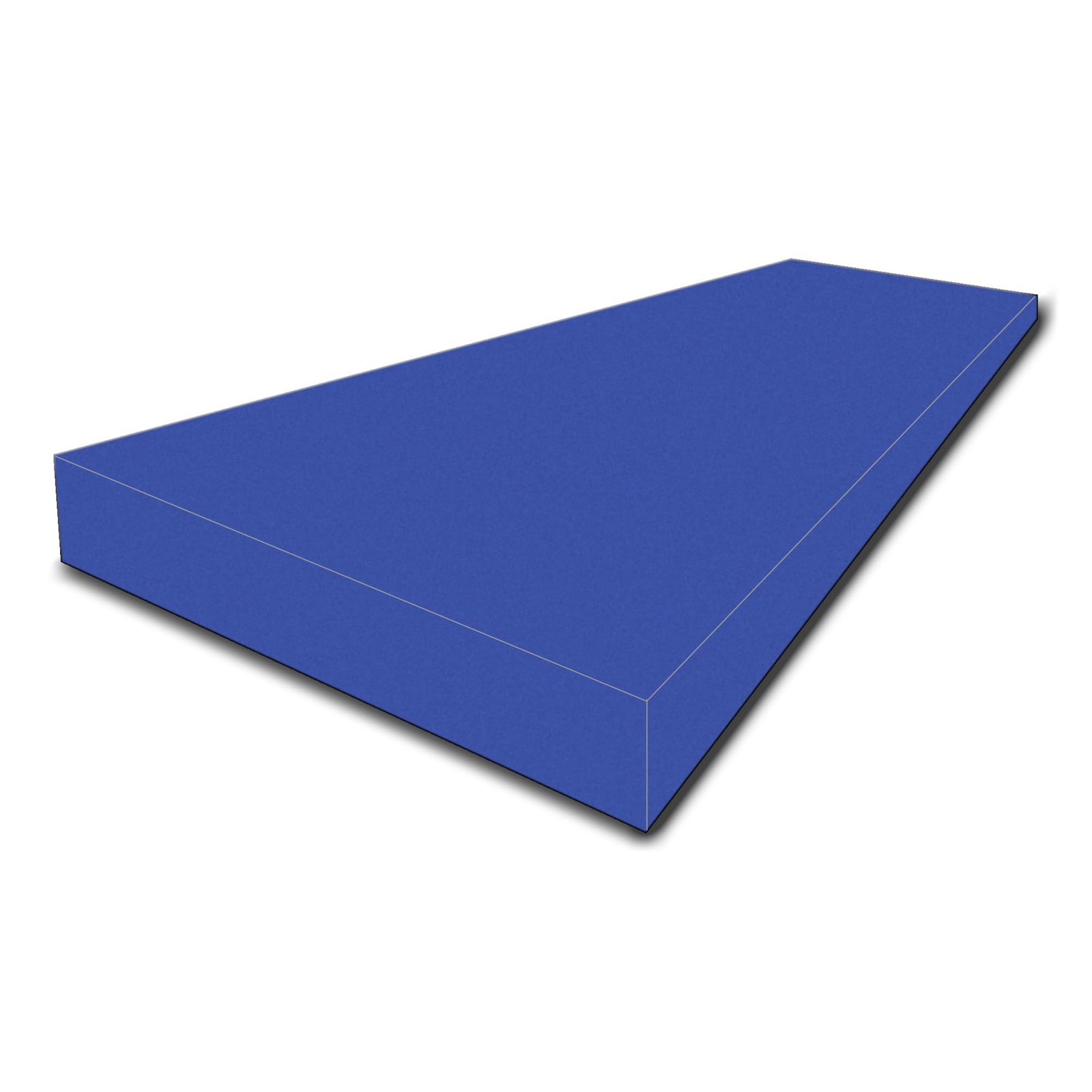 Blue High Density Foam Padding Seat Chair Cushion Replacement 1x36x72 Inch