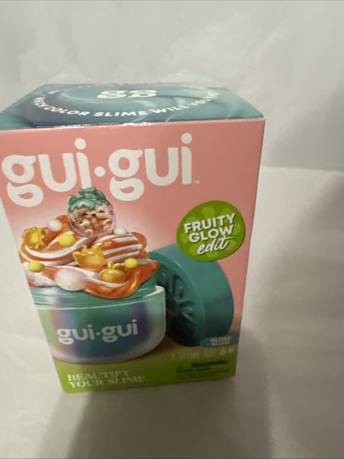 Gui Gui Slime Fruity Glow Edit Raspberry Goals #032 RARE 🔵 Gloss Slime Kit