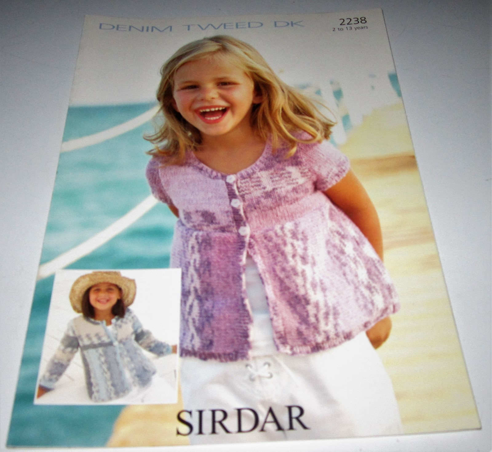 Lot of 9 SIRDAR dk Knitting Yarn Patterns for GIRLS Ages 1 thru 13 years