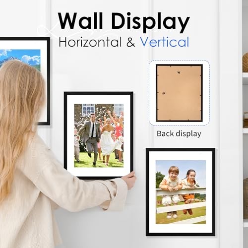 11×14 Picture Frame 1 Pack, Photo Frame with HD Plexiglass, 11″×14″ Black