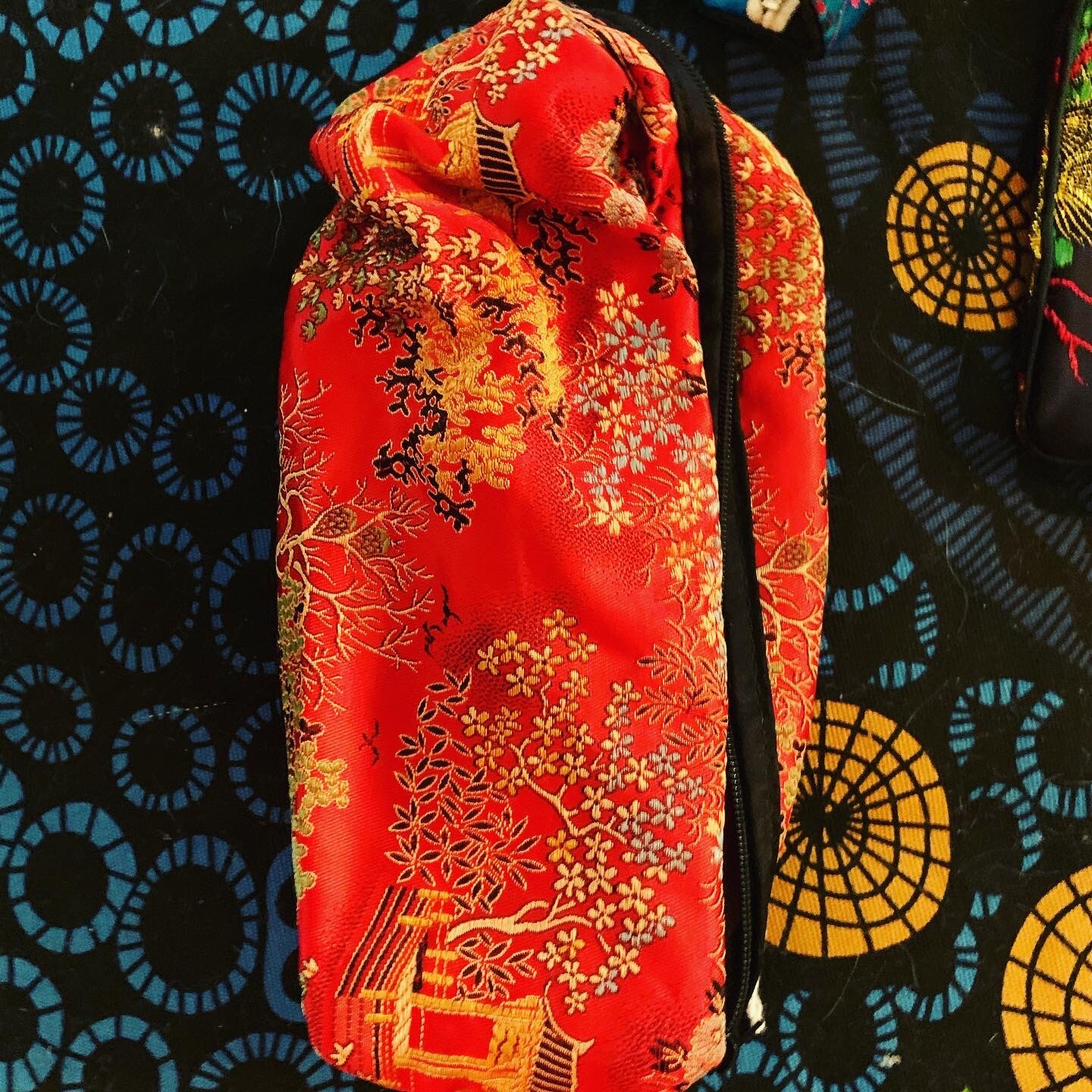 Vintage Lot 1980’s Asian Bag Lot Of 3 Red Black Blue Retail: $68