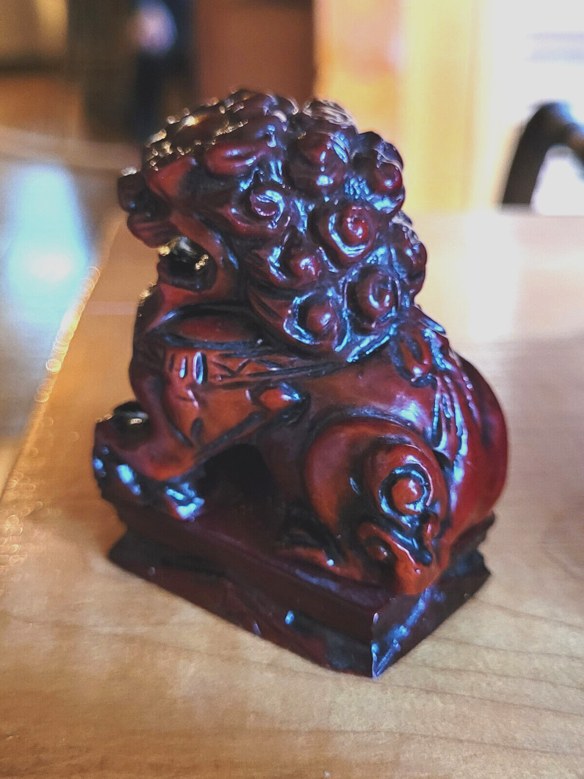 Foo Dog / Lion Feng Shui Chinese cast resin Excellent condition