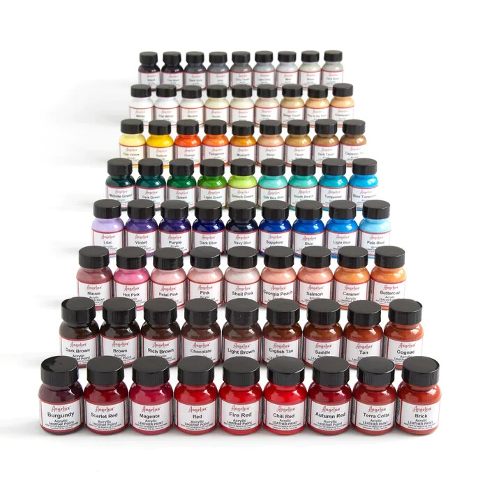 Angelus Acrylic Leather Paint Water Resistant Vanilla Color – 1 Fl.OZ