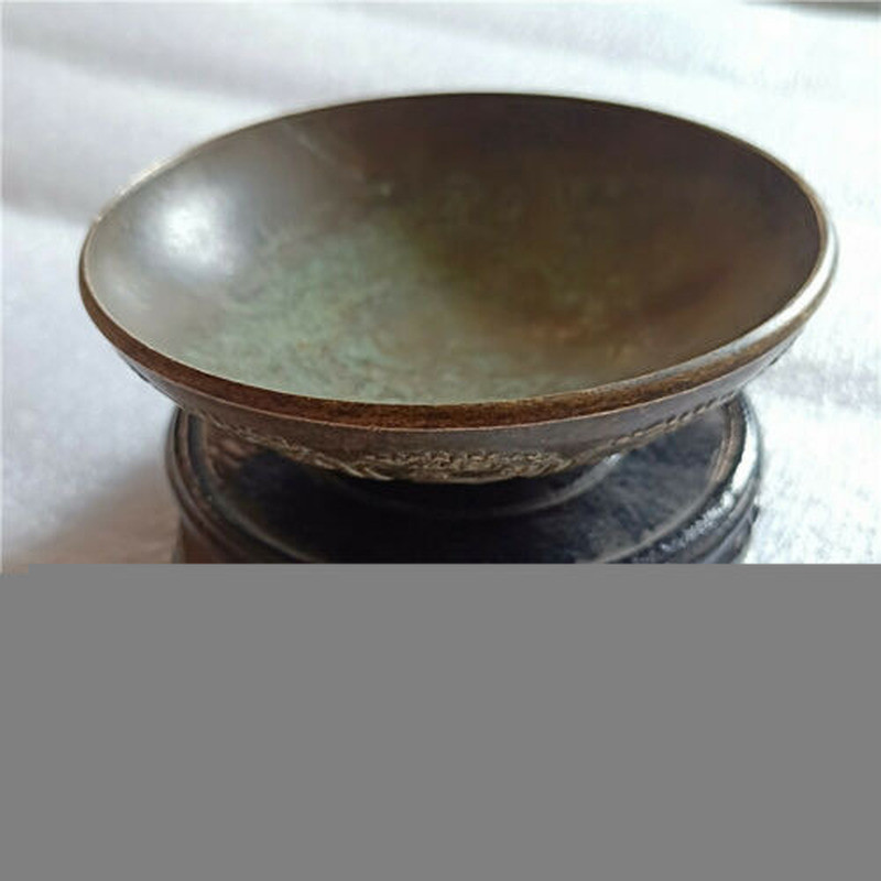 Chinese Fengshui Antique Crafts Chinese Zodiac Brass Old Copper Antique Bowl