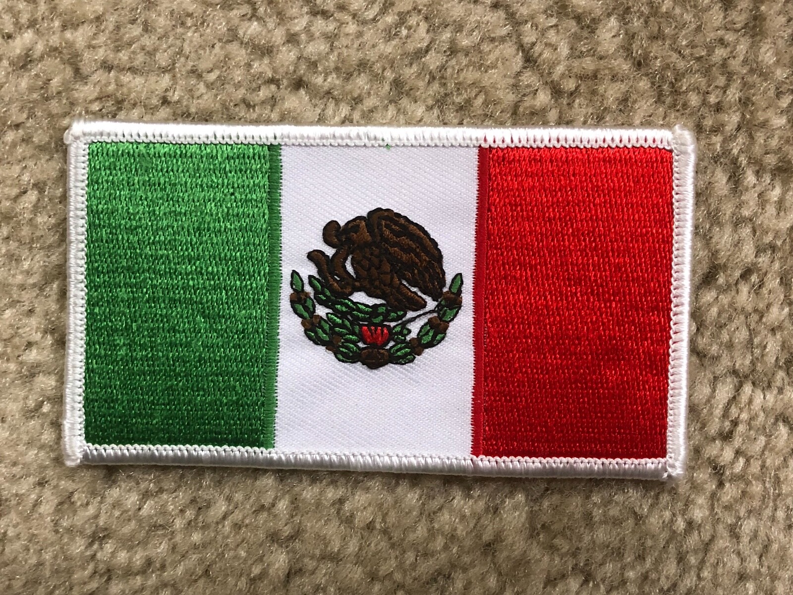 #5103 MEXICO Flag Mexican Flag Embroidery Applique Iron On Patch
