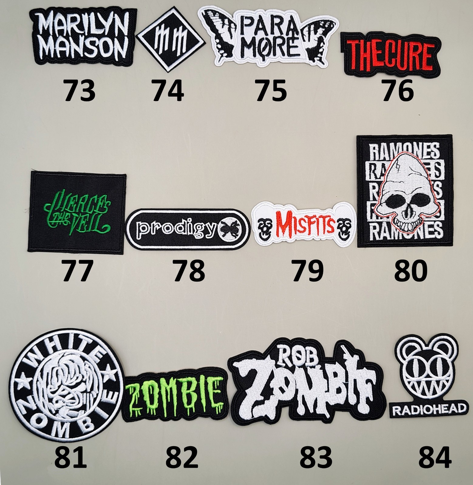 Heavy Metal Punk Rock Music Band Embroidered Patches Iron On YOU PICK -NEW ITEMS
