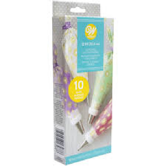 3 BOXES OF WILTON DISPOSABLE DECORATING BAGS – 12 ” TOTAL 30 BAGS