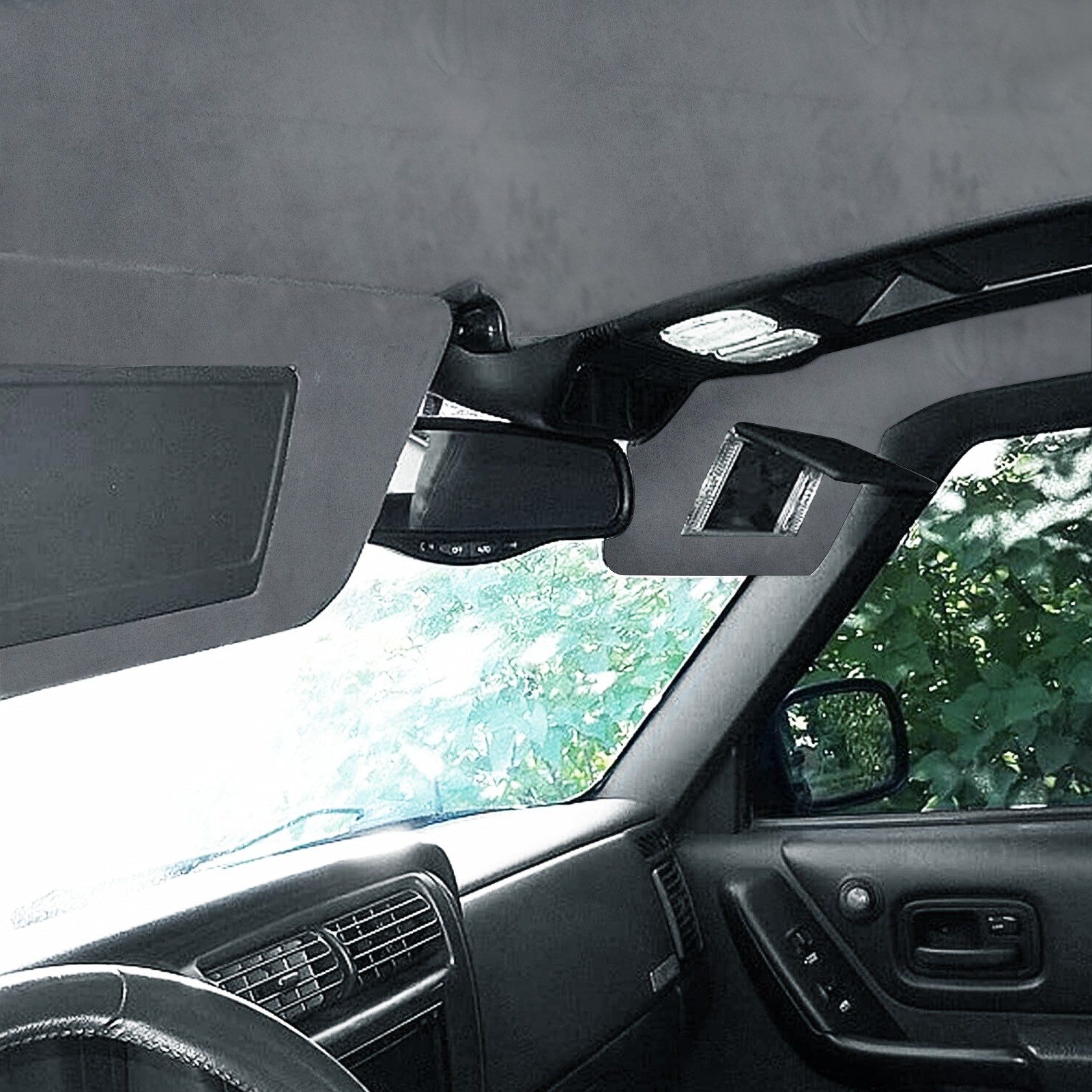 Grey Suede Headliner 85″x60″ Foam Backing Car SUV Truck RV Boat Auto Roof