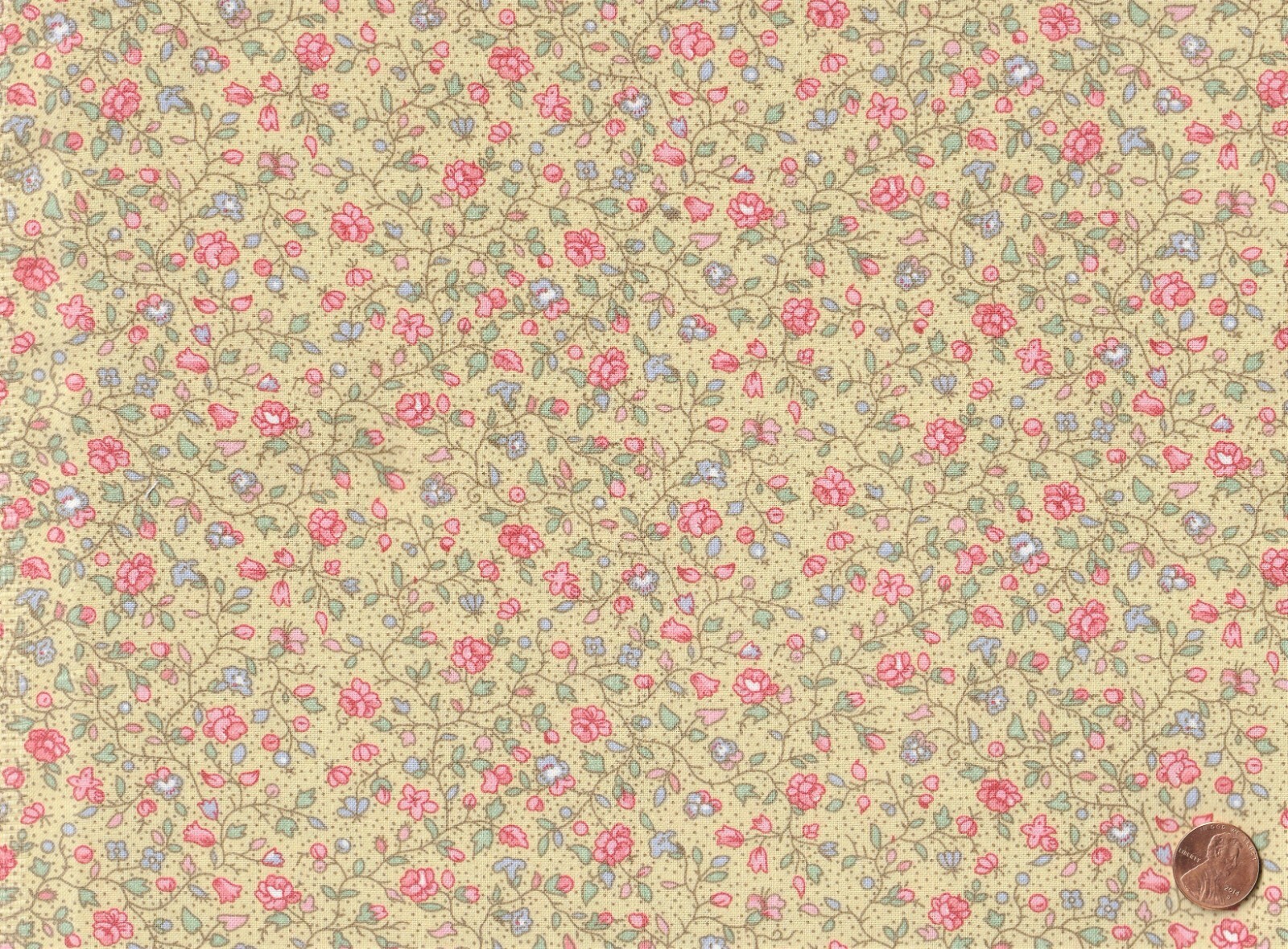 Country Floral FAT QUARTERS: 10) 18″ x 22″ FQ Bundle, 100% Cotton Fabric