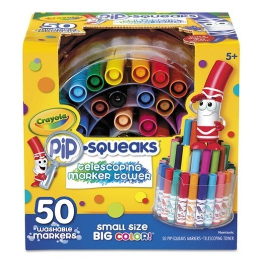 Crayola Pip-Squeaks Marker Tower – Pack of 50