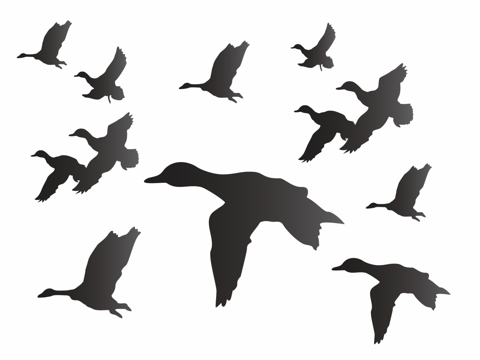 Stencils by Joanie Flying Duck Marsh Mallard Bird Hunt Wildlife Nature DIY Signs