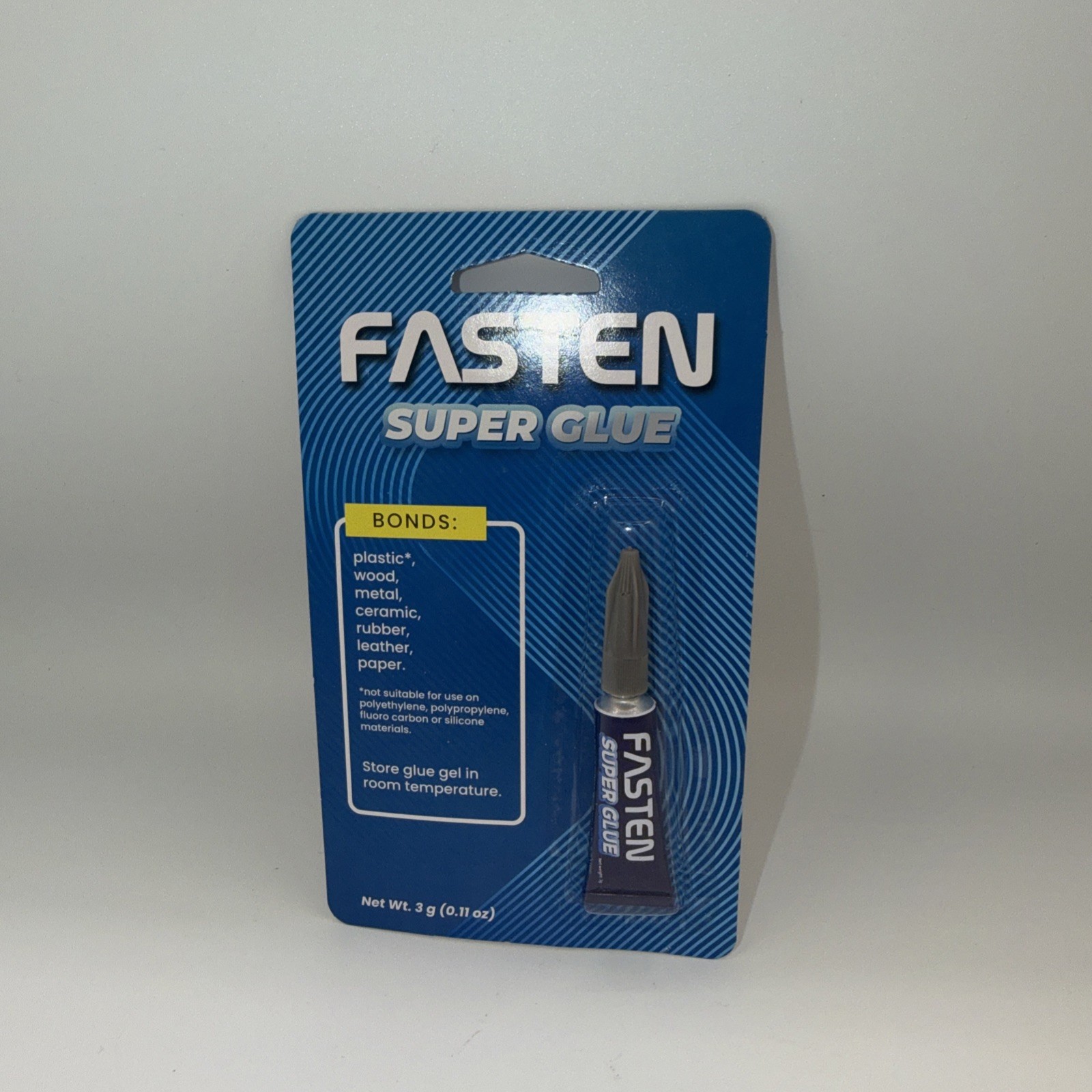 Fasten Super Glue (Clear Gel)