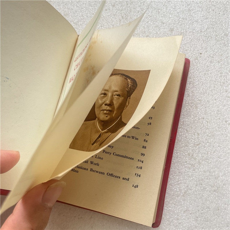 Full Edition Quotations from Chairman Mao Tse-Tung Little Red Old English Book