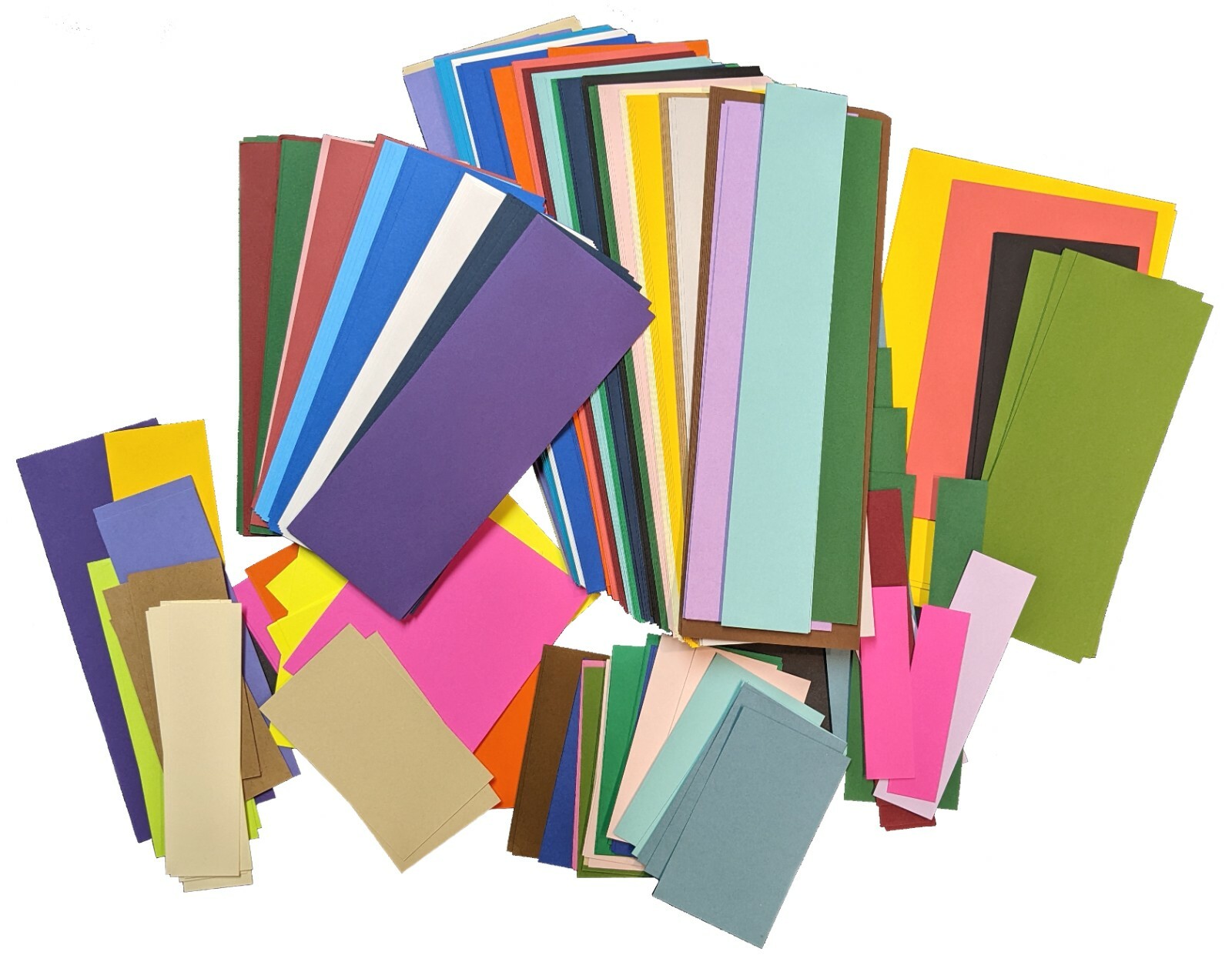 Cardstock Scrap Pack, 65 lb. cover, Assorted Colors and Sizes – Nearly 1 Pound!