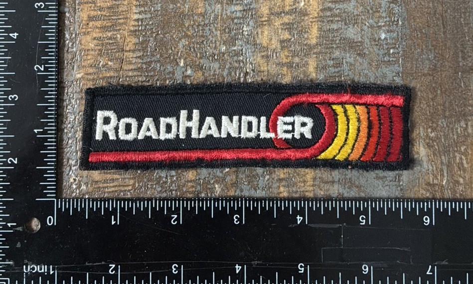 Vintage Roadhandler Sears Automotive Touring Tires Sew-On Logo Patch 1970s