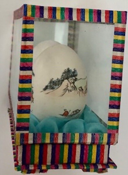 Vintage Chinese Hand Painted Eggs. Circa 1950’s