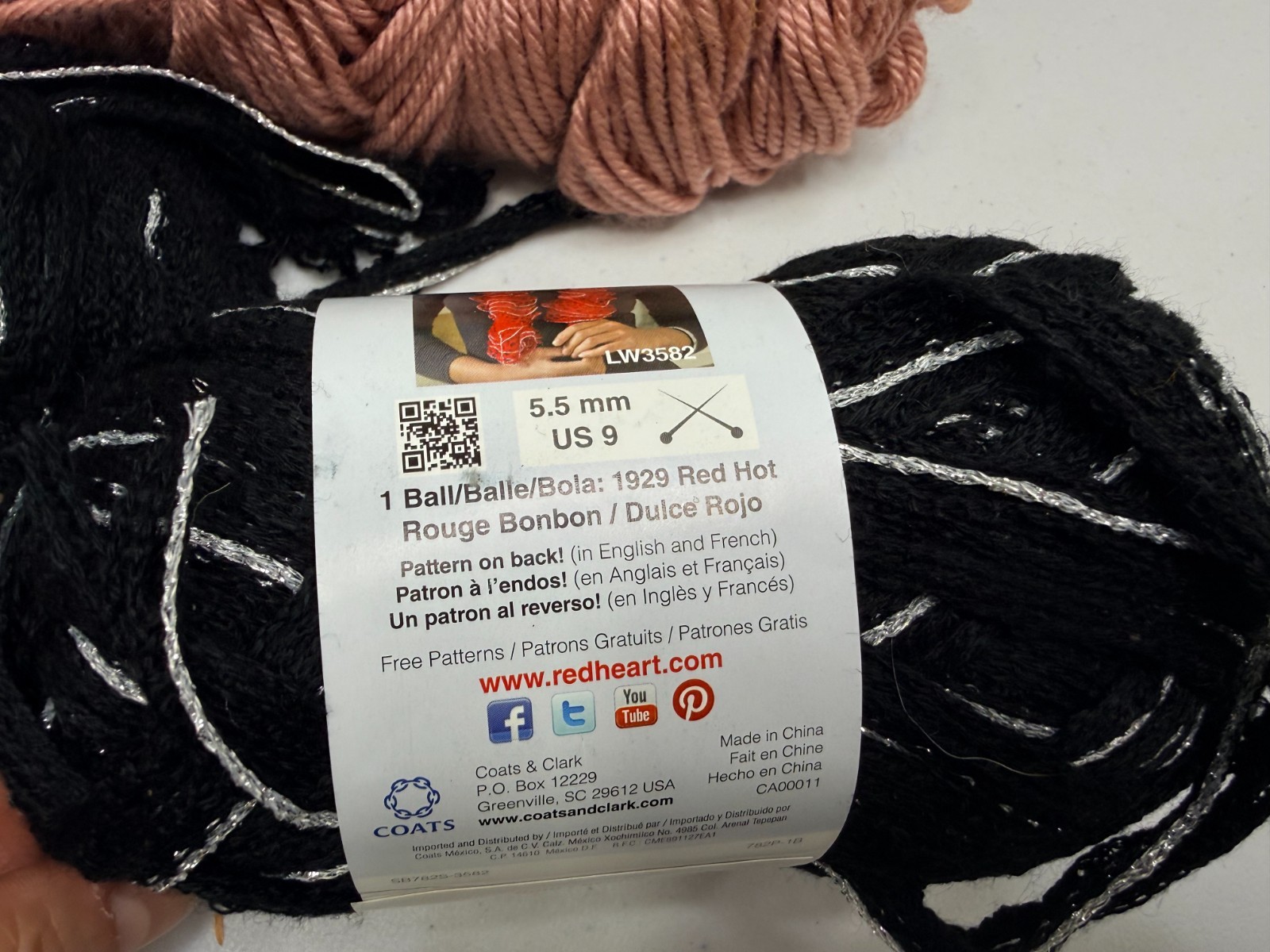 Yarn Lot New & pre owned Assorted Colors types Knit Crochet Craft over 5 lbs