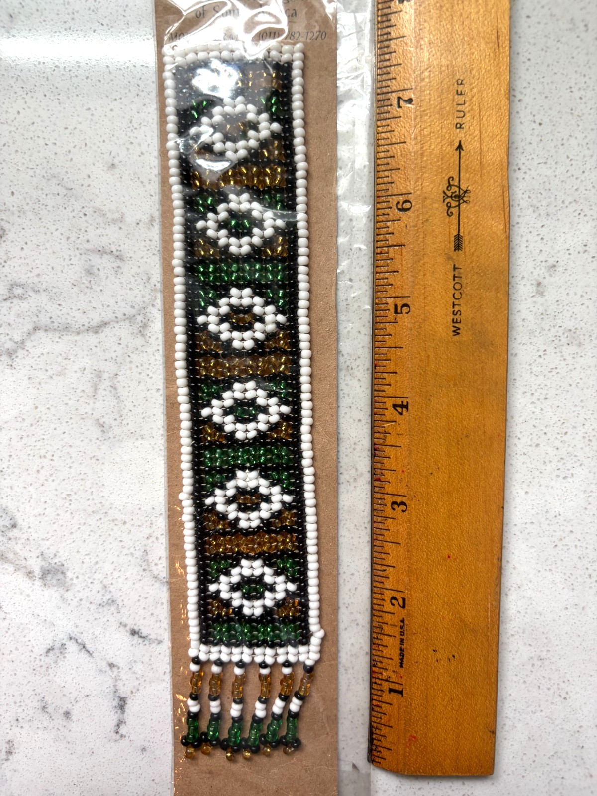 Vintage Beaded Bookmark KwaNdebele Region South Africa – NEW