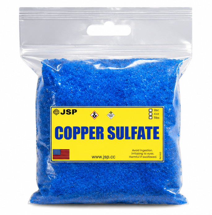 JSP Copper Sulfate Crystals 2 oz Copper Electroplating Pentahydrate Crystals