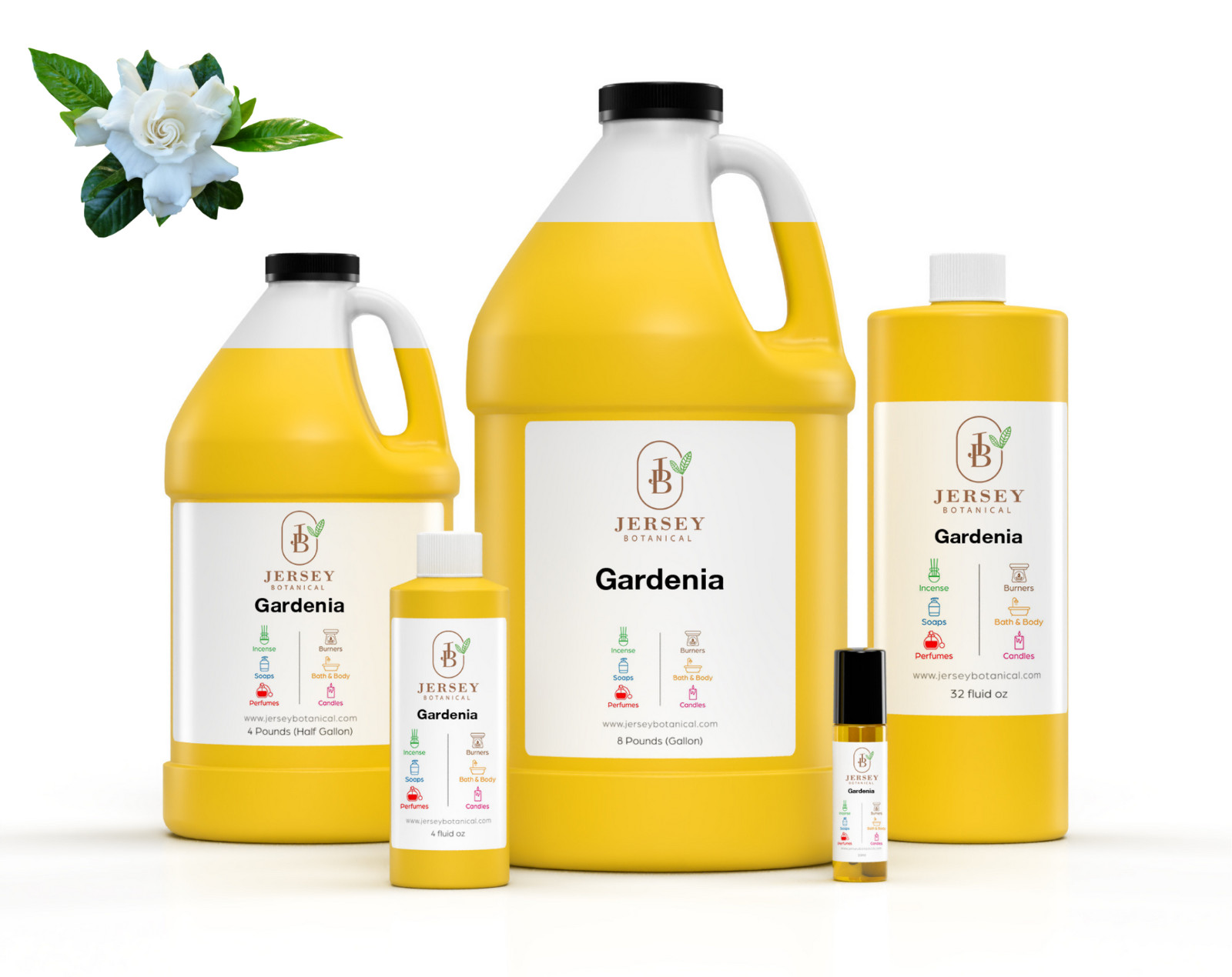 Gardenia Fragrance Oil For Candle, Soap Making Incense Burner Pure 100% Bulk