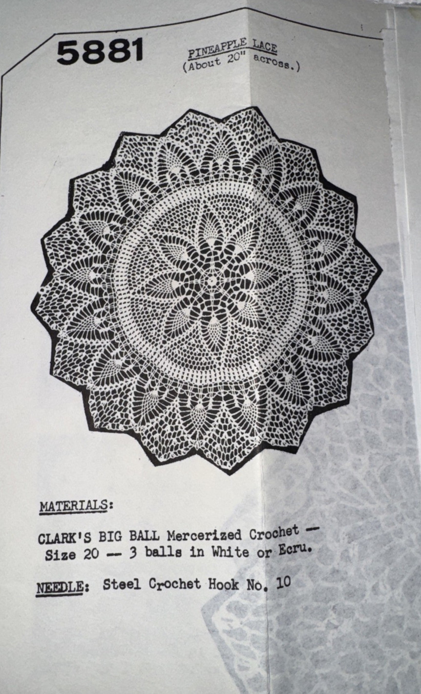 Choice Vintage Mail Order Crochet Original Patterns