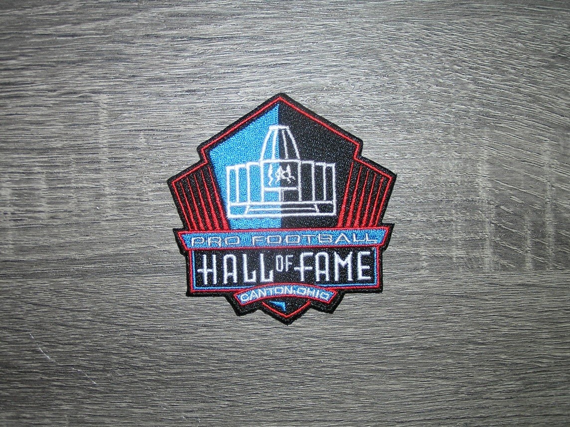 Pro Football Hall of Fame Canton Ohio NFL Embroidered Iron On Patch 3.5″ x 3.5″