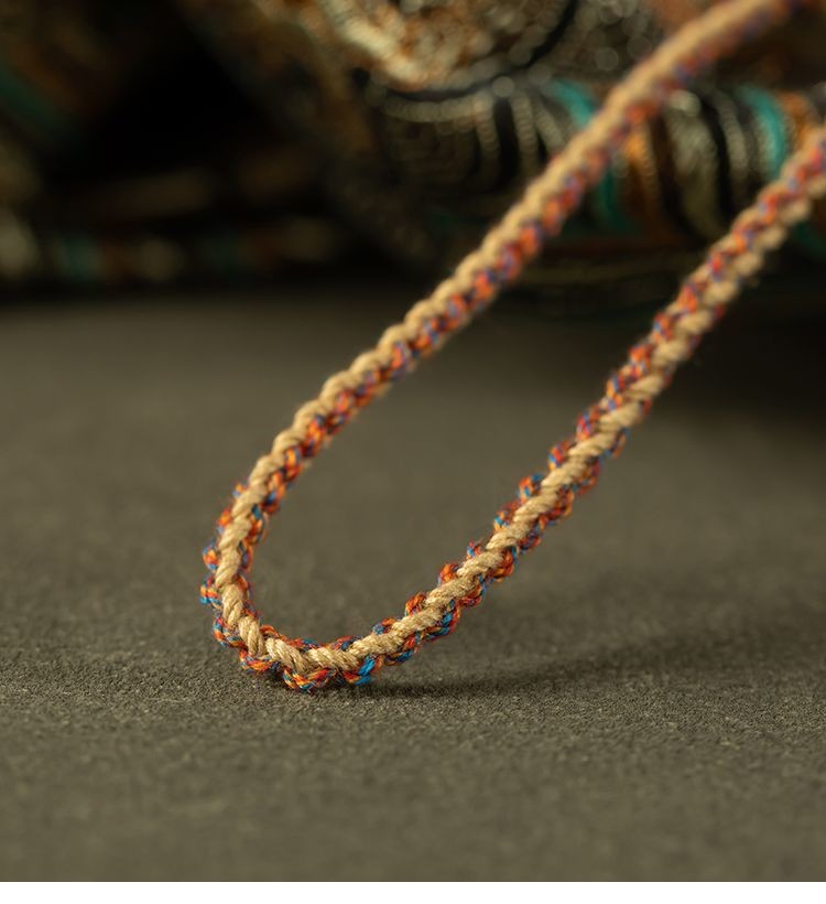 Tibetan Style Sandalwood Wushi Pai Car Pendant 25cm Luxury Rearview Mirror Charm