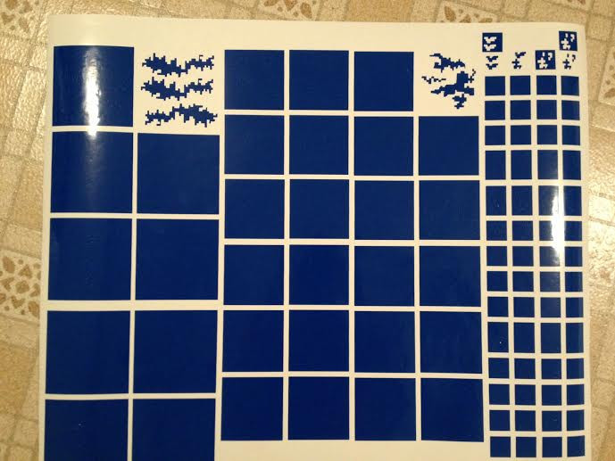 Digital Camo Vinyl Airbrush Stencil Paint Kit HUGE 24×26 Camouflage Duracoat