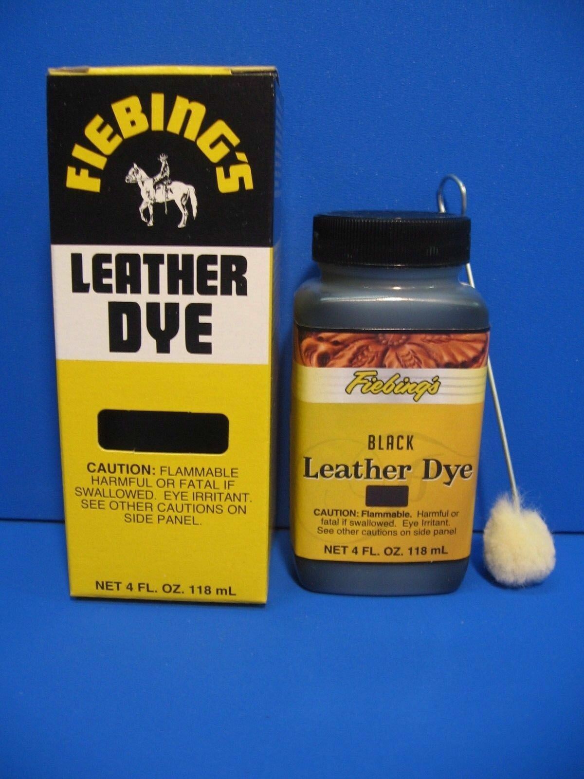 Fiebing’s Leather Dye w/ Applicator – 17 COLORS – Pic – A – Color – 4 OZ NEW