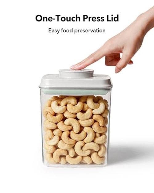 Airtight Food Storage Containers Set with One-Touch Lid, 2-Pack (2.8 QT 2.8QT*2