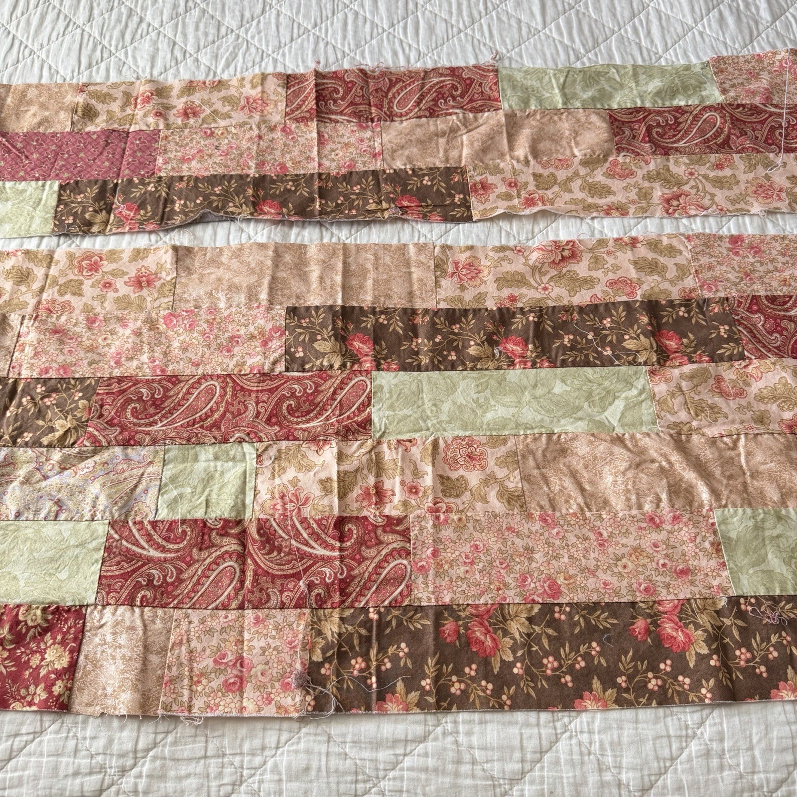 Cotton Patchwork Fabric Strip Sets Lot for Small Quilting & Sewing Projects