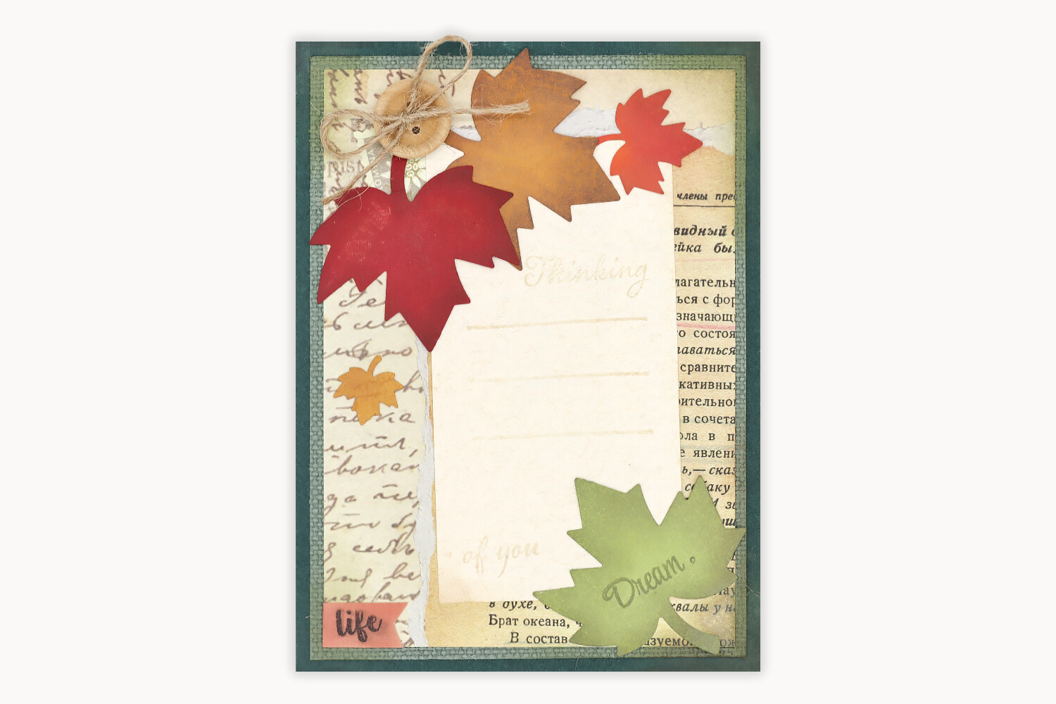 Bira Craft 5/8 inch Maple Leaf Shape Lever Action Craft Punch, Autumn Punch
