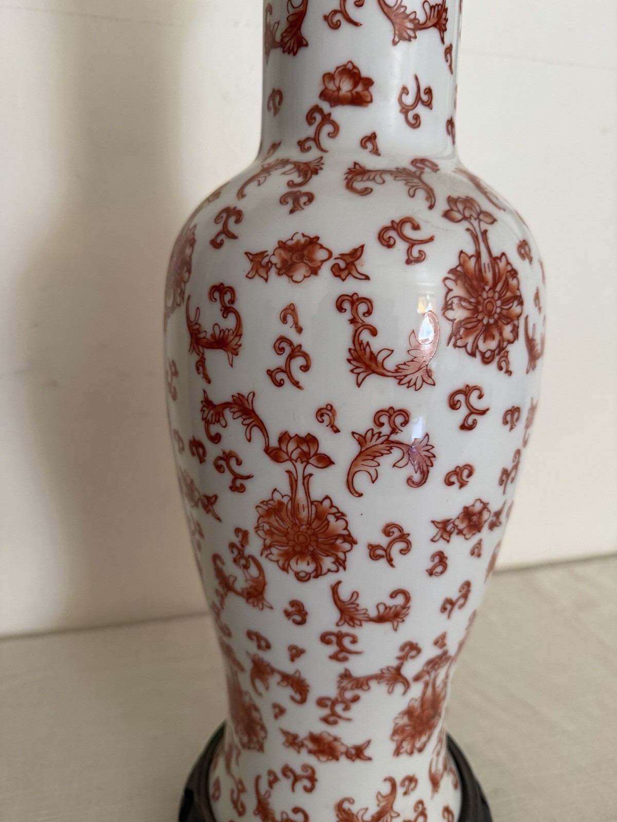 Nice Vintage Chinese Porcelain Vase converted to Lamp