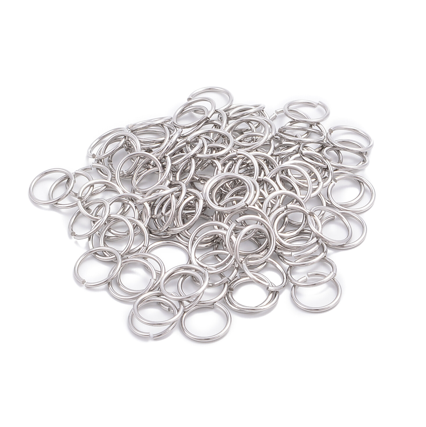 304 Stainless Steel Jump Rings 4mm 6mm 8mm 10mm 12mm 14mm 15mm 16mm Sold Per Bag