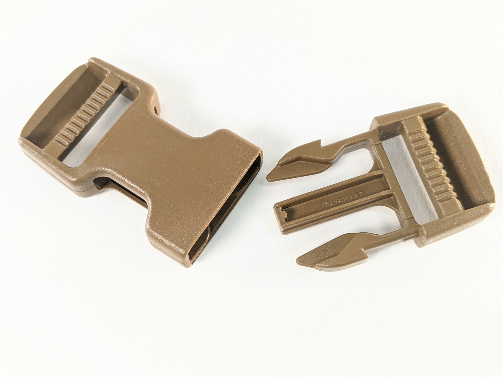 (2 Pack) 1” inch(25mm) Quick Side Release Buckle – Dual-Side Adjust – USA Made 