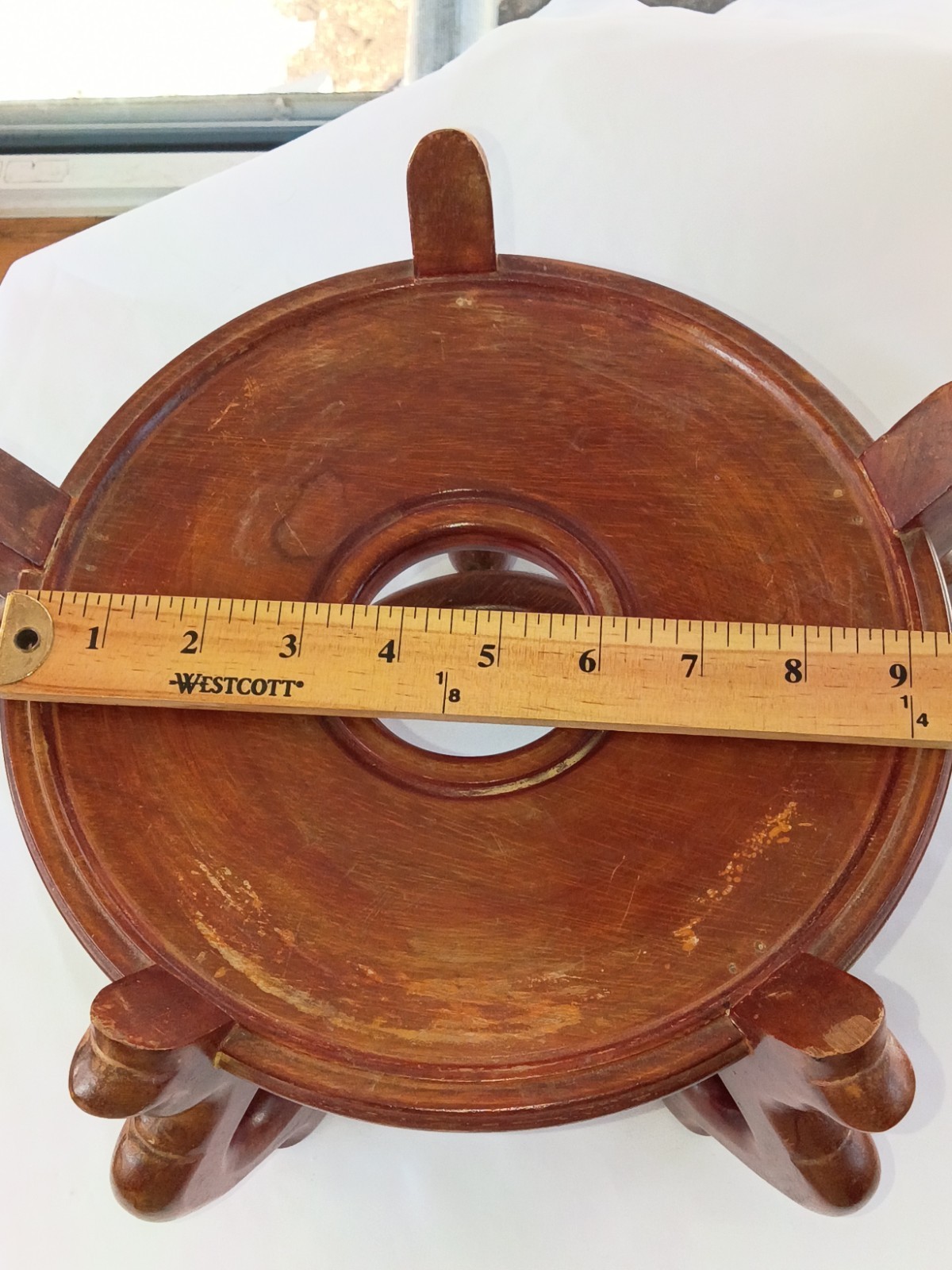 Vintage Wooden 5 Legged Plant/ Fish Bowl Stand Pedestal
