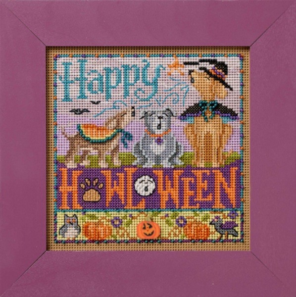 Mill Hill Cross Stitch Kit – Autumn Series – Happy Howl-oween MH14-2626