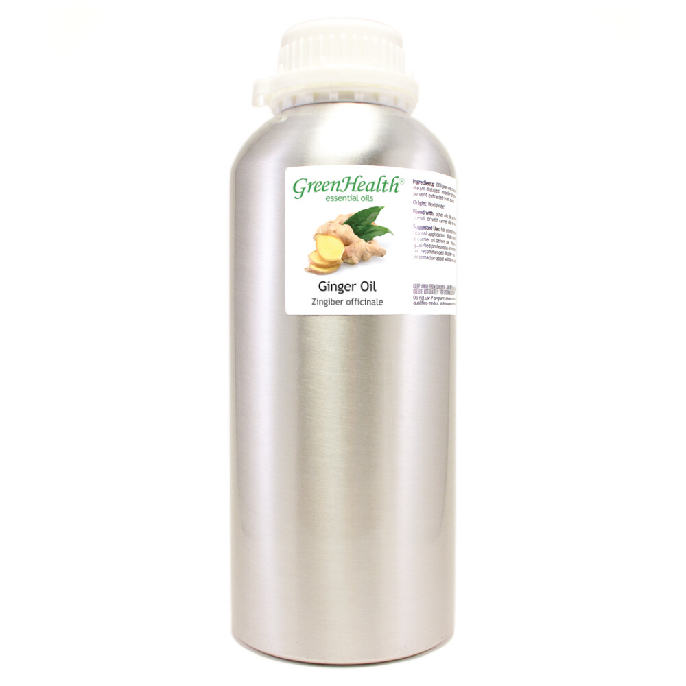 32 fl oz Ginger Essential Oil (100% Pure & Natural) in Aluminum Bottle