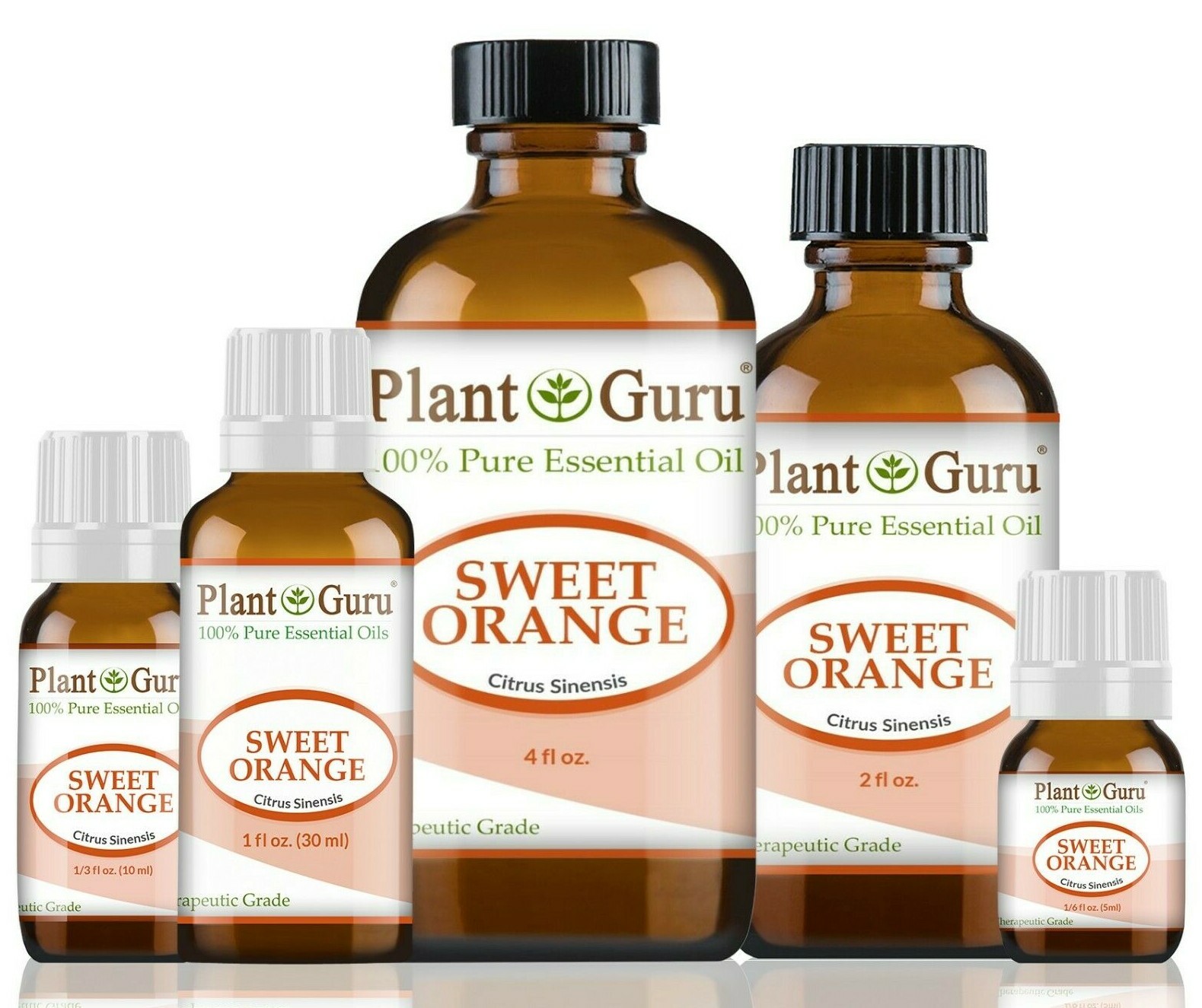 Sweet Orange Essential Oil 100% Pure Natural Therapeutic Grade Citrus Sinensis