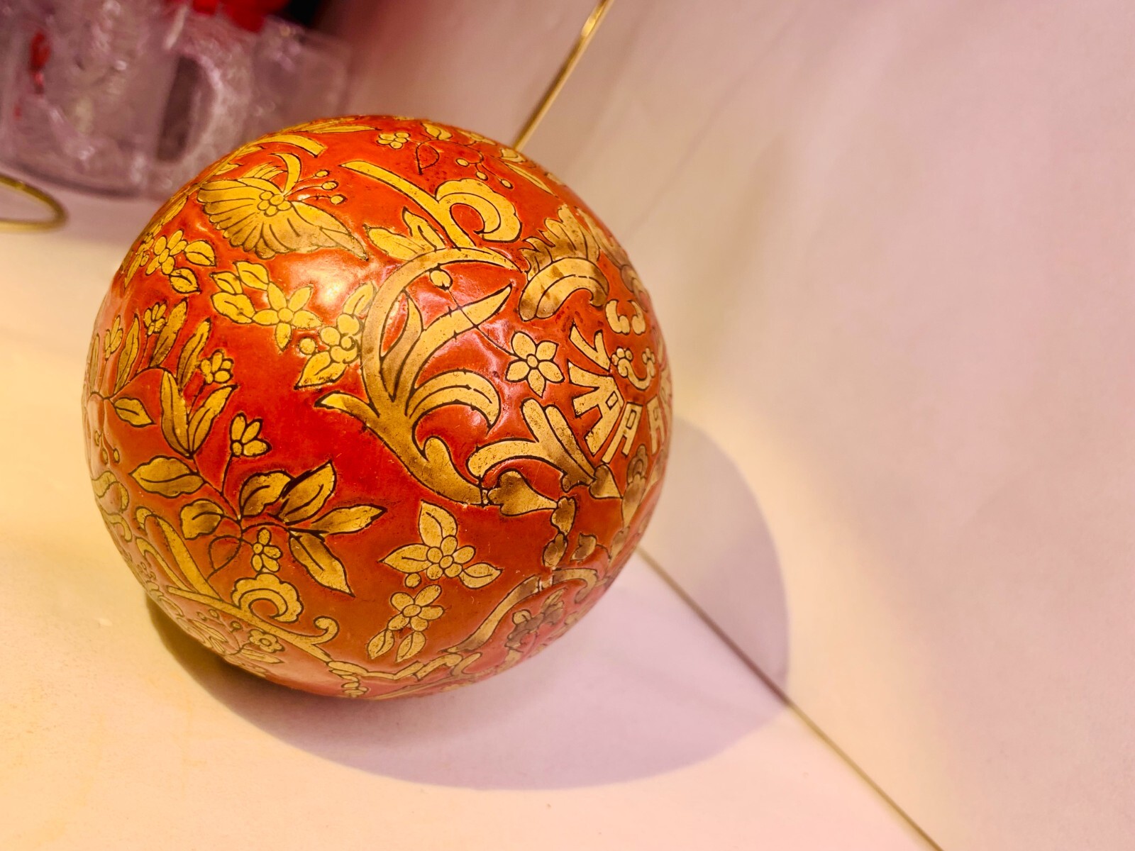 Oriental Accent Since 1880 Oriental Decorative Porcelain Ball No Stand Ball Only