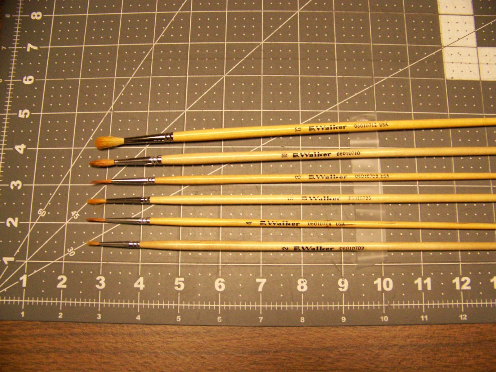 Golden Sable Artist Brush – 6 pack Pro Quality Made in USA- FREE SHIPPING USA