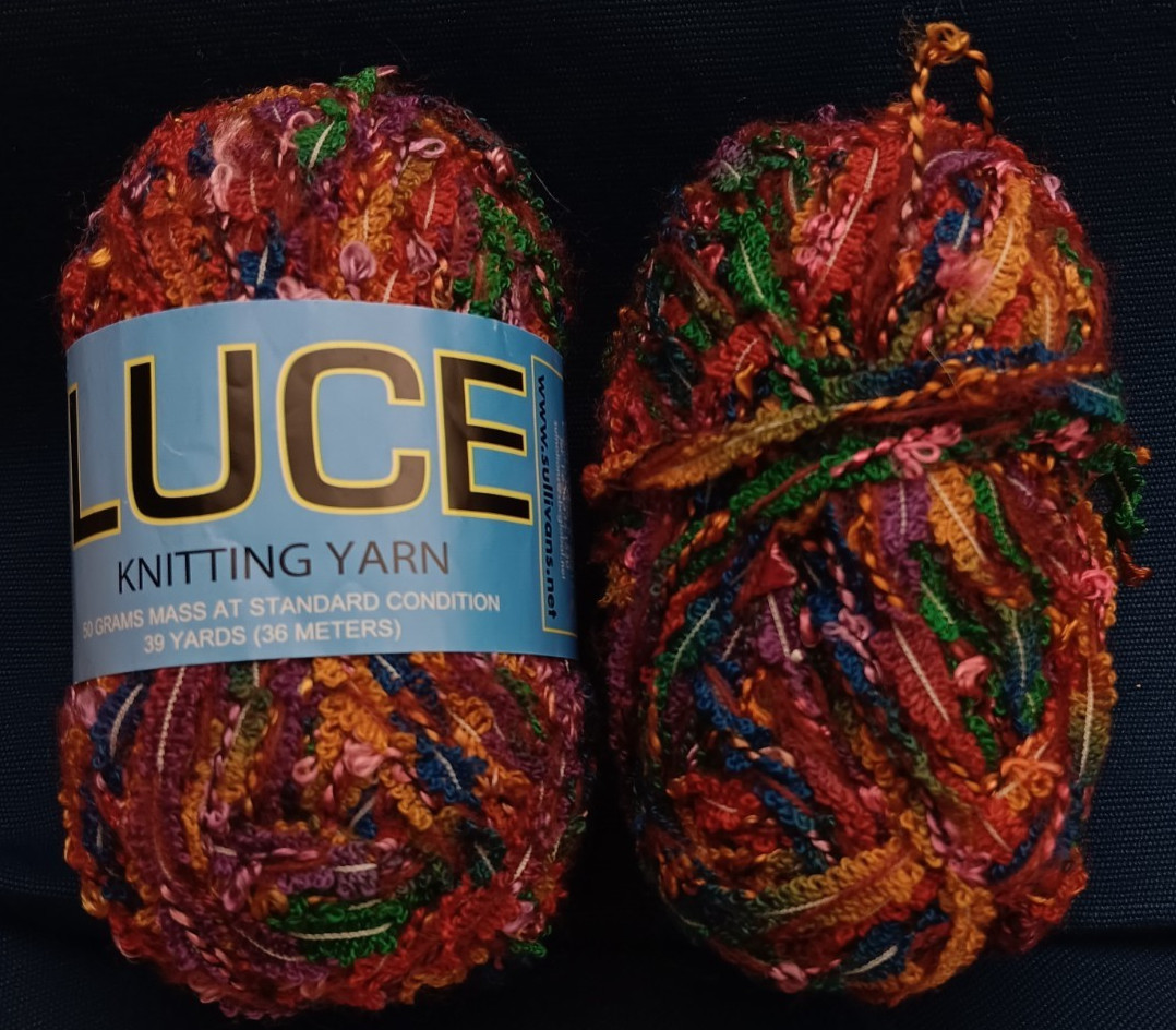 Lot of 2 Sullivans Luce yarn color Finger Paint variegated – NEW