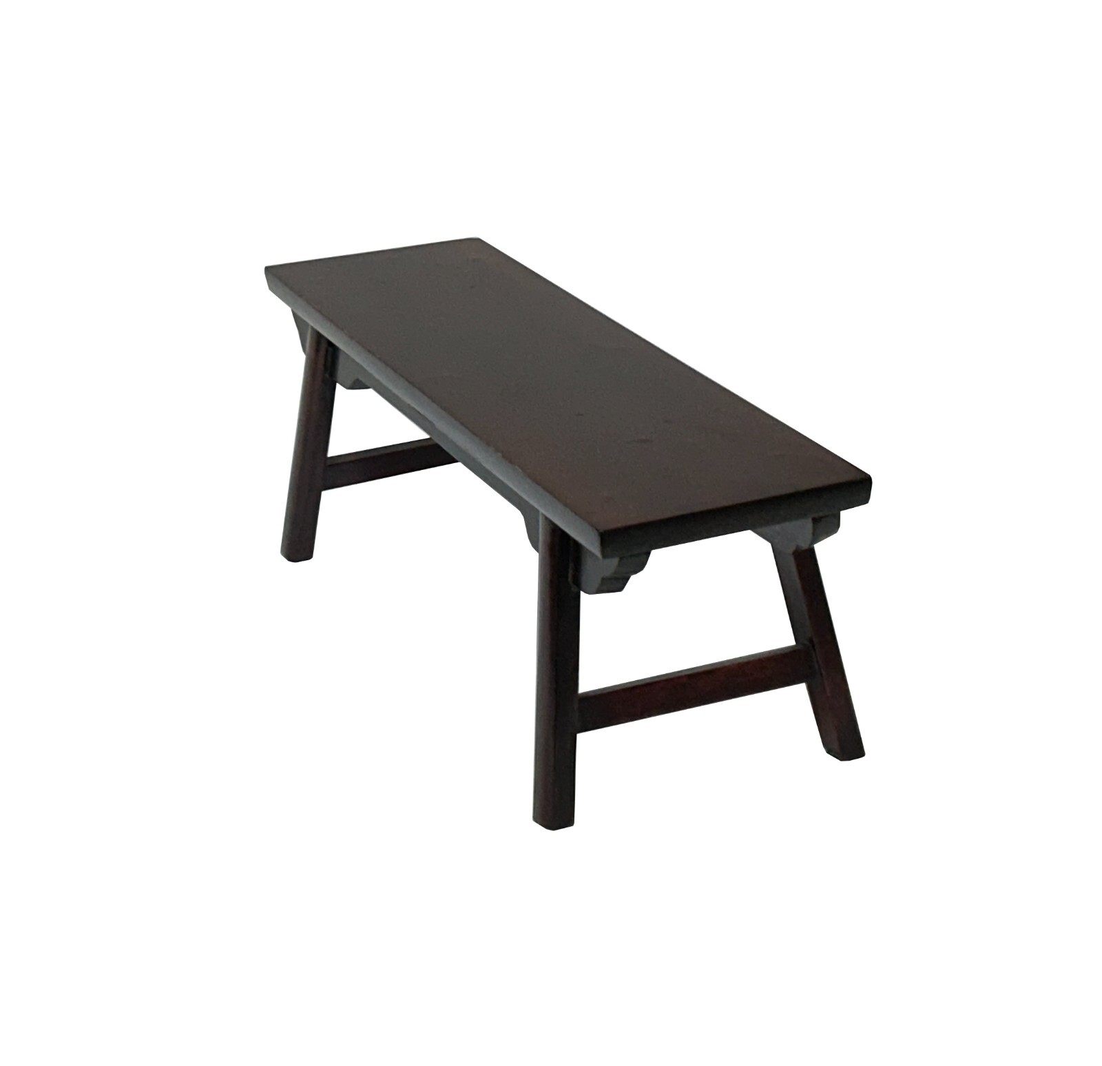 11″ Reddish Brown Bench Shape Rectangular Wood Display Stand Easel st1019