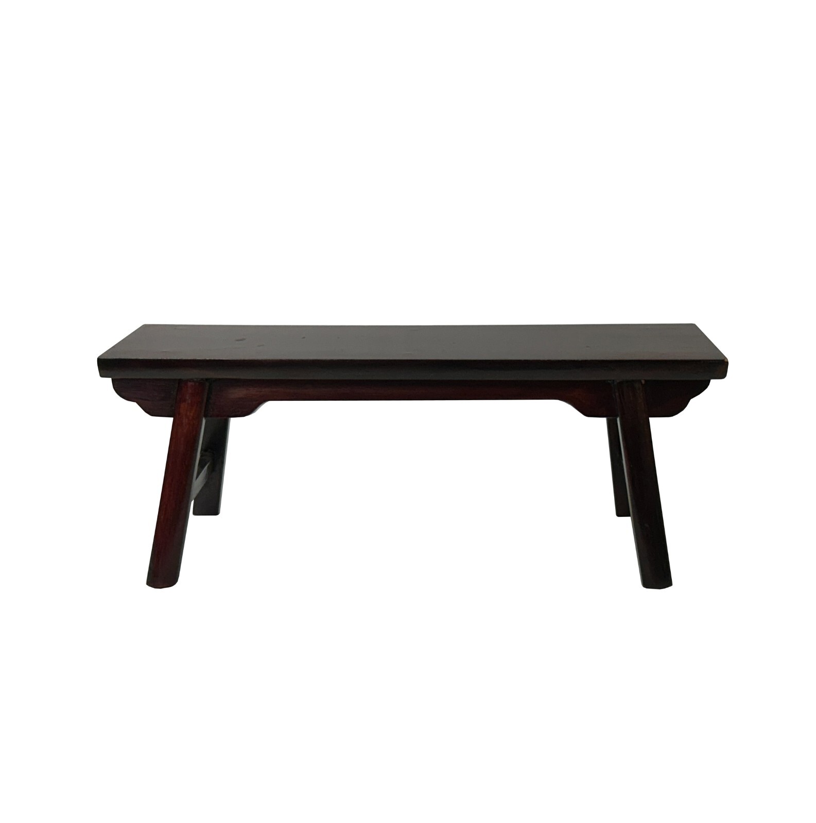 11″ Reddish Brown Bench Shape Rectangular Wood Display Stand Easel st1019