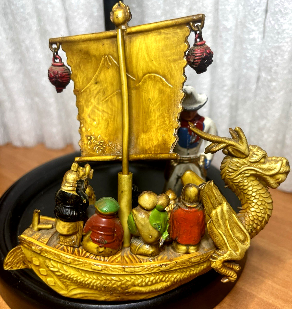 Vintage Chinese Dragon Boat Carrying The 7 Gods of Good Luck ~ We’ll See…