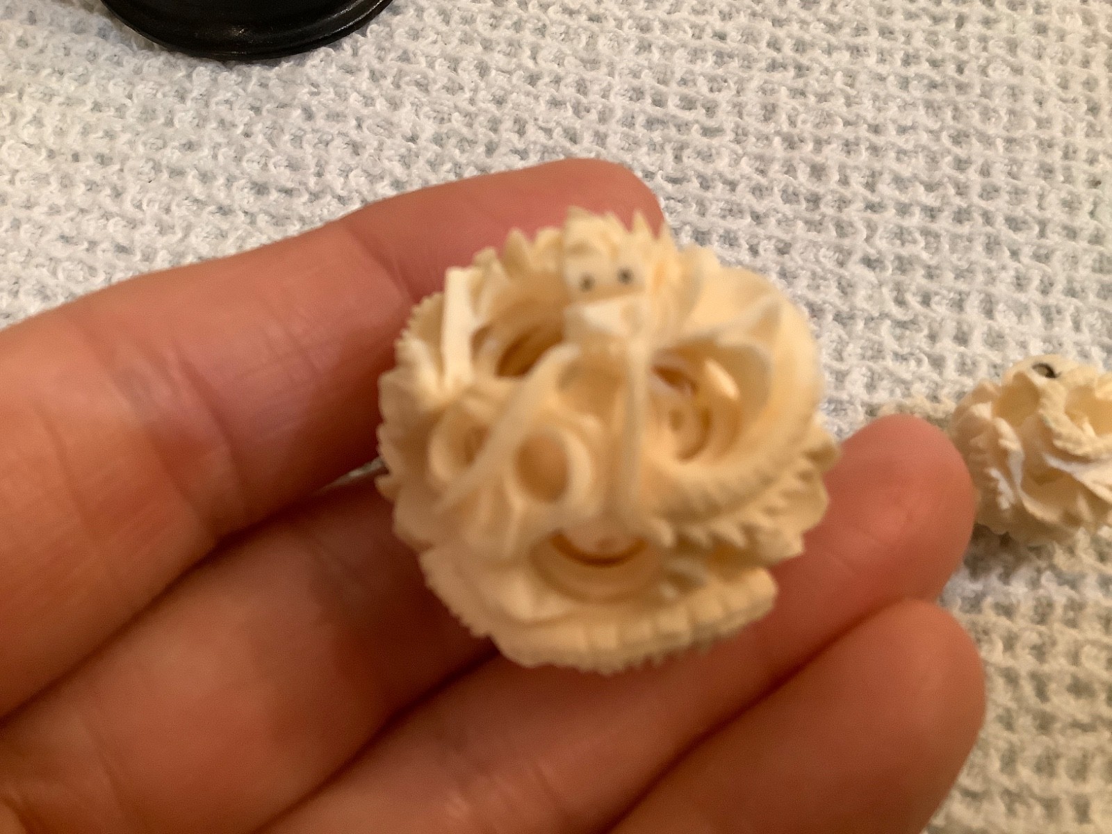 6 Chinese Carved Layered Dragon Magic Puzzle Balls Elephants Pendant Lot